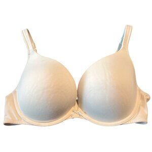 Cacique Boost Plunge‎ Bra Underwire Padded 40D Beige